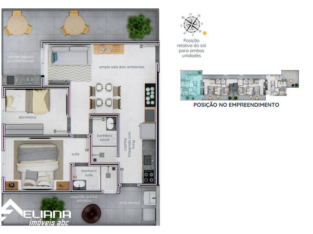 #AL1714 - Apartamento para Venda em Santo André - SP - 1