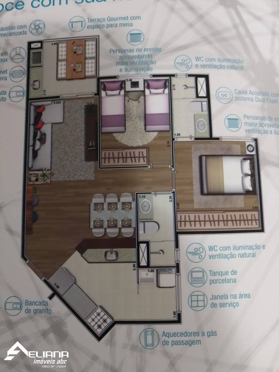 Apartamento à venda com 2 quartos, 57m² - Foto 42