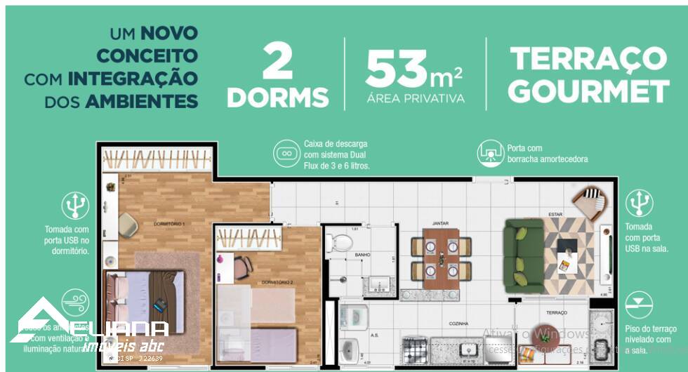 Apartamento à venda com 2 quartos, 53m² - Foto 17