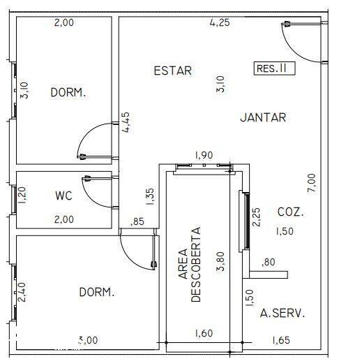 Apartamento à venda com 2 quartos, 48m² - Foto 1