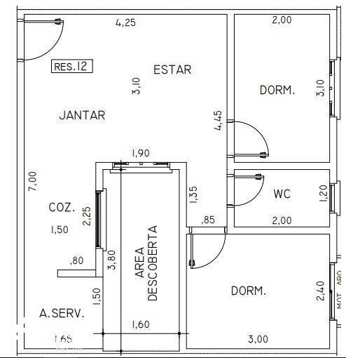 Apartamento à venda com 2 quartos, 48m² - Foto 1