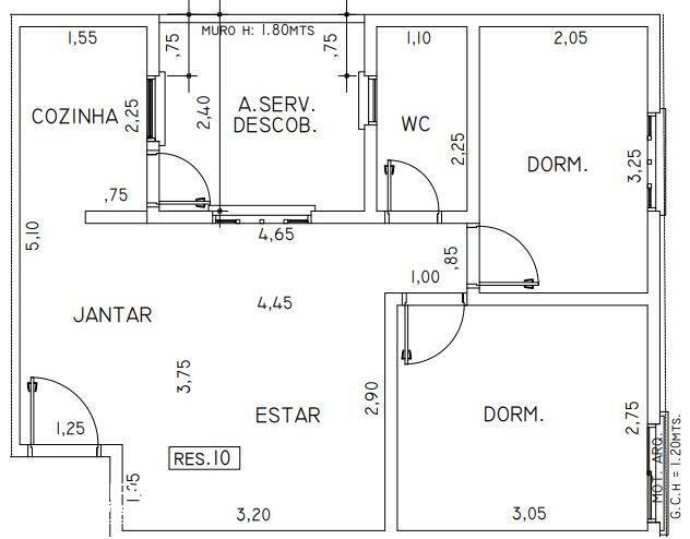 Apartamento à venda com 2 quartos, 49m² - Foto 1