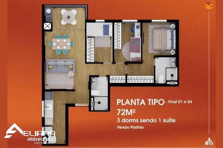 Apartamento à venda com 3 quartos, 70m² - Foto 18